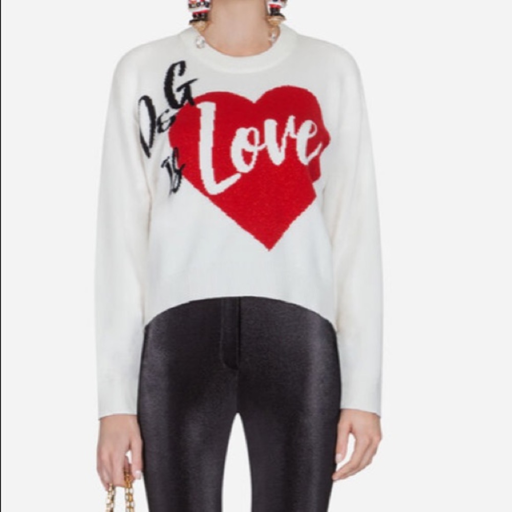 DOLCE&GABBANA
D&G Is Love Cashmere Blend sweater